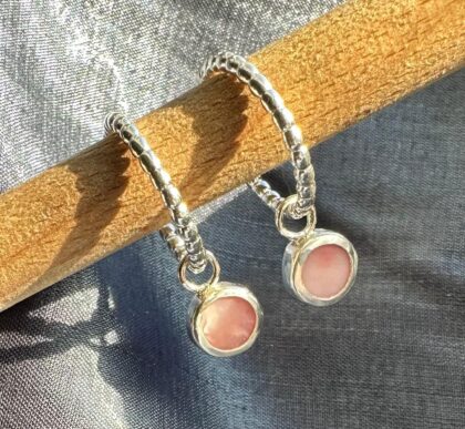 Pink opal Earrings  Celine